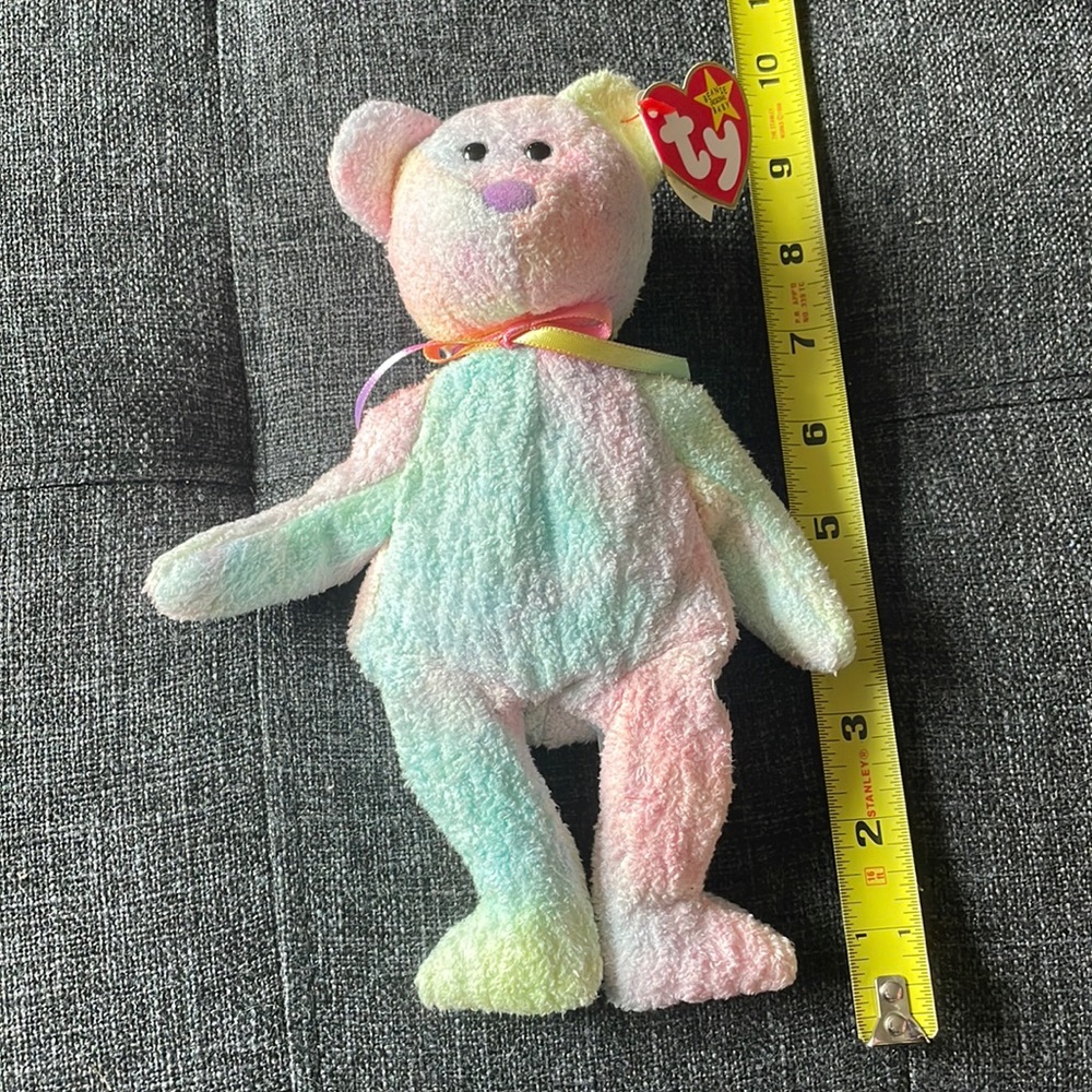 Ty Groovy beanie baby bear.